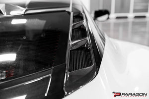 CCS C8 CORVETTE CARBON FIBER REAR HATCH VENT OVERLAYS