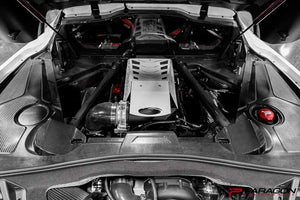 CCS C8 CORVETTE CARBON FIBER REAR STRUT TOWER COVERS