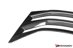 CCS C8 CORVETTE CONVERTIBLE CARBON FIBER HATCH VENT OVERLAY