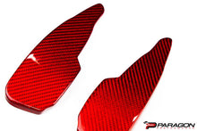 Load image into Gallery viewer, CCS C8 CORVETTE CARBON FIBER PADDLE SHIFTER EXTENDERS - RED
