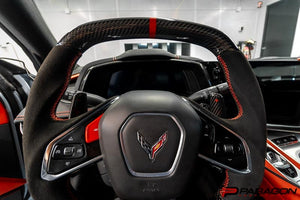 C8 CORVETTE CARBON FIBER PADDLE SHIFTER REPLACEMENT