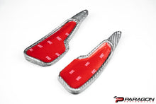 Load image into Gallery viewer, CCS C8 CORVETTE CARBON FIBER PADDLE SHIFTER EXTENDERS - SILVER
