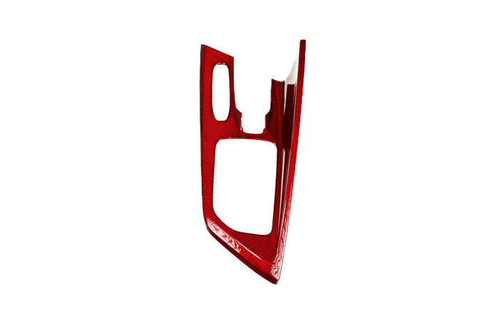 CCS C8 CORVETTE RED CARBON FIBER CENTER CONSOLE OVERLAY