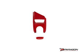 CCS C8 CORVETTE RED CARBON FIBER MODE SELECTOR TRIM OVERLAY