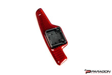 Load image into Gallery viewer, C8 CORVETTE RED CARBON FIBER PADDLE SHIFTER REPLACEMENT
