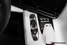 Load image into Gallery viewer, CCS C8 CORVETTE CARBON FIBER TRANSMISSION CONTROL BUTTON COVERS
