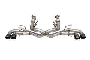 CORSA C8 CORVETTE MUFFLER DELETE 3.0" CAT BACK QUAD 4.5" TIPS