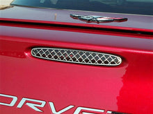 Load image into Gallery viewer, 1997-2004 C5/Z06 CORVETTE - 5TH BRAKE LIGHT GRILLE LASER MESH 1PC | POLISHED STAINLESS
