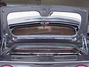 1998-2004 C5/Z06 CORVETTE - CONVERTIBLE OR HARD TOP TRUNK LID LINER | POLISHED STAINLESS STEEL