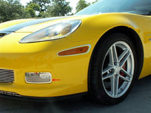 Load image into Gallery viewer, 2006-2013 Z06ZR1GSC6 CORVETTE - BILLET STYLE DRIVING LIGHT COVERS 2PC  POLISHED STAINLESS
