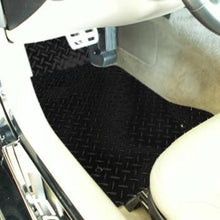 Load image into Gallery viewer, 1999-2004 C5/Z06 CORVETTE - BLACK DIAMOND PLATE ALUMINUM FLOOR MATS 2PC | SPECIFY YEAR WHEN ORDERING
