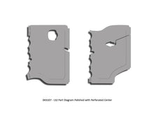 Load image into Gallery viewer, 2005-2007 C6 CORVETTE - FUEL RAIL COVERS PERFORATED | STAINLESS STEEL
