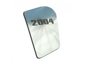 1997-2004 C5Z06 CORVETTE - HOOD INSERT UPPER RIGHT  POLISHED STAINLESS, CHOOSE YEAR  2000