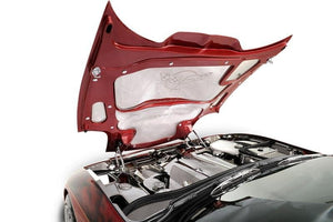 1997-2004 C5Z06 CORVETTE - C5 HOOD PANEL INSERTS 5PC  POLISHED STAINLESS STEEL  C5Z06 PLAIN & POLISHED HOOD PANEL