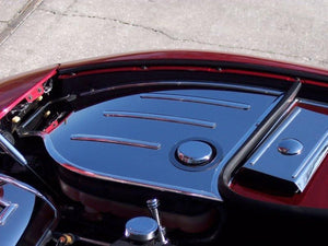 1997-2004 C5/Z06 CORVETTE - INNER FENDER COVERS W/CHROME CAP COVERS | POLISHED