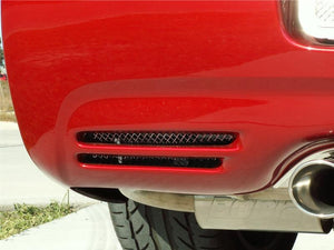 1997-2004 C5/Z06 CORVETTE - REAR BUMPER GRILLES LASER MESH 2PC | POLISHED STAINLESS STEEL