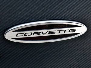 1997-2004 C5/Z06 CORVETTE - SIDE MARKER TRIM REAR W/CORVETTE SCRIPT 2PC | POLISHED STAINLESS STEEL