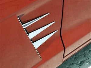 2005-2013 C6 CORVETTE - VENT SPEARS ONLY 6PC  POLISHED STAINLESS STEEL