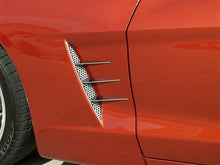 Load image into Gallery viewer, 2005-2013 C6 CORVETTE - VENT SPEARS W/PERFORATED VENTS 8PC | POLISHED STAINLESS STEEL
