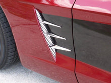 Load image into Gallery viewer, 2005-2013 C6 CORVETTE - VENT SPEARS W/PERFORATED VENTS 8PC | POLISHED STAINLESS STEEL
