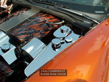 Load image into Gallery viewer, 2005-2013 C6 CORVETTE - WATER TANK COVER WCAPS MANUAL TRANS. ONLY  POLISHED STAINLESS STEEL
