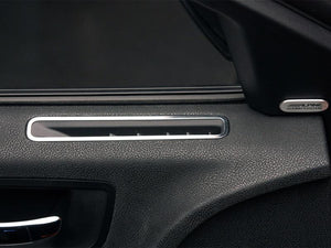 2011-2013 DODGE CHARGER - A/C VENT DOOR TRIM 2PC | POLISHED STAINLESS STEEL