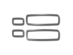 2011-2013 DODGE CHARGER - ARM CONTROL TRIM RINGS 4PC | POLISHED STAINLESS STEEL