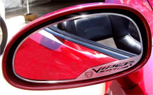 Load image into Gallery viewer, 2003-2004 DODGE VIPER - SIDE VIEW MIRROR TRIM &quot;VIPER SRT-10&quot; &amp; VIPER HEAD 2PC | BRUSHED STAINLESS
