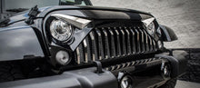 Load image into Gallery viewer, 2007-2018 JEEP WRANGLER JK W/GLADIATOR GRILLE - EYEBROW KIT | POLISHED STAINLESS STEEL, LED OPTION AVAILABLE
