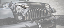 Load image into Gallery viewer, 2007-2018 JEEP WRANGLER JK W/GLADIATOR GRILLE - EYEBROW KIT | POLISHED STAINLESS STEEL, LED OPTION AVAILABLE
