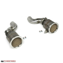 Load image into Gallery viewer, Fabspeed Porsche 992 Twin Turbo / Twin Turbo S Sport Catalytic Converters with GT2RS Style Outlets (2021+)
