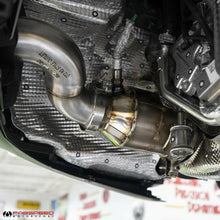 Load image into Gallery viewer, Fabspeed Porsche 992 Twin Turbo / Twin Turbo S Sport Catalytic Converters with GT2RS Style Outlets (2021+)
