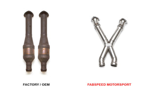 Fabspeed Aston Martin DB9 2nd link comp. X-Pipe (2004-2016)