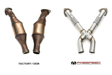 Load image into Gallery viewer, Fabspeed Aston Martin V8 Vantage 2nd link comp.X-Pipe - FS.ASM.VNTV8.SCBX

