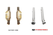 Load image into Gallery viewer, Fabspeed Ferrari 348 link comp. Pipes
