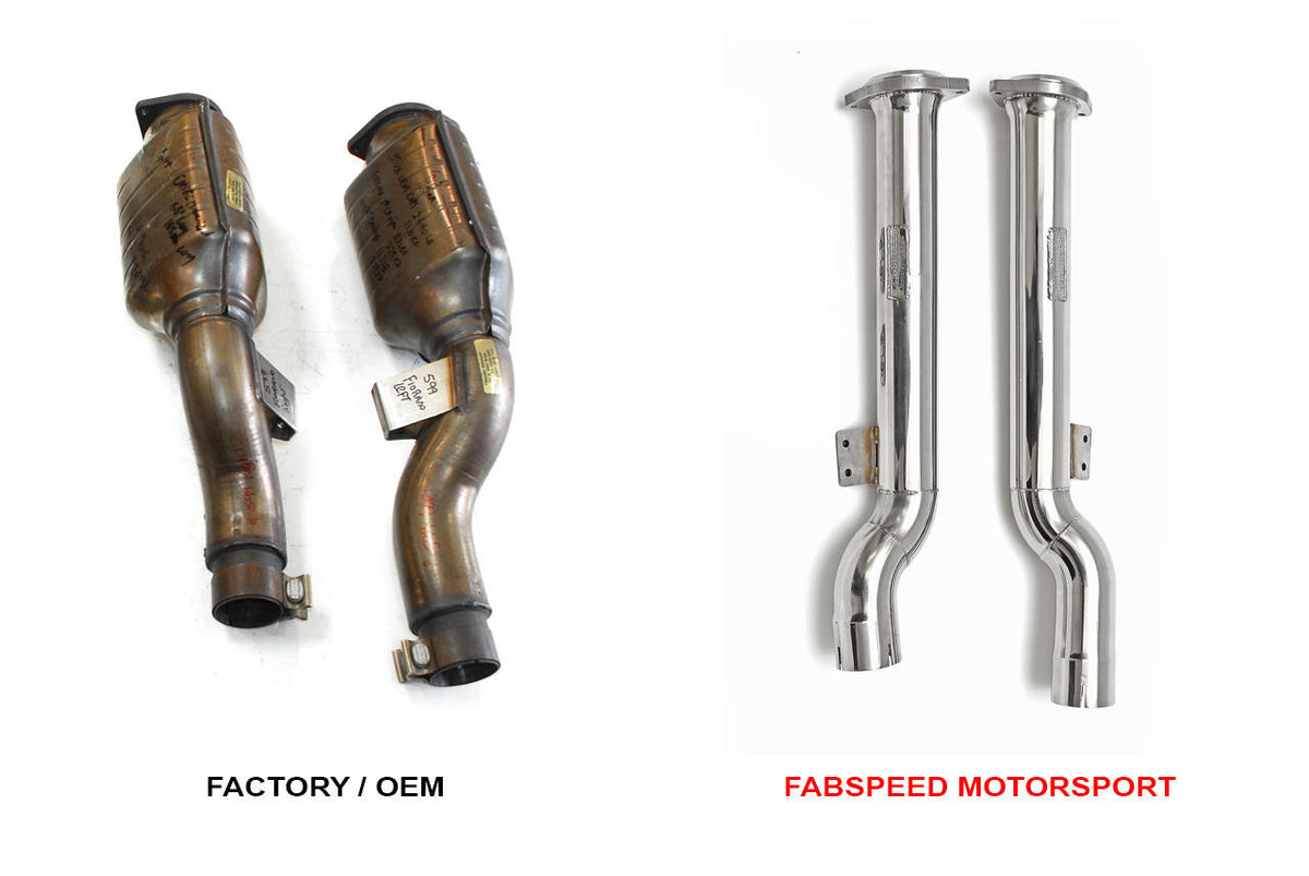 Fabspeed Ferrari 599 2nd link comp. Pipes (2006-2012) - FS.FER.599.CB ...