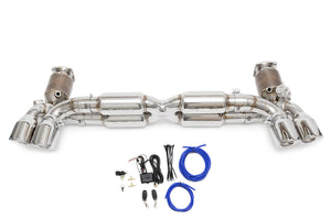 Fabspeed Porsche 991 Turbo / Turbo S Valvetronic Supersport X-Pipe Exhaust System (2013-2016) - FS.POR.991T.SSSXVQ