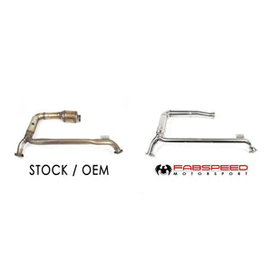 Fabspeed Porsche 718 Boxster / Cayman link comp. Downpipe (2017+)