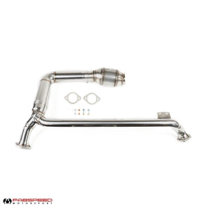 Fabspeed Porsche 718 Boxster / Cayman Sport Cat with Downpipe (2017+) - FS.POR.718.SCDP