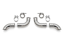Load image into Gallery viewer, Fabspeed Porsche 996 GT3 Competition Muffler Outlets w/ Adjustable Turndowns
