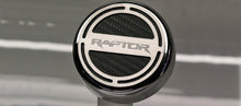 Load image into Gallery viewer, FORD RAPTOR - ENGINE FLUID CAP COVERS WITH RAPTOR LOGO 6PC | TRIPLE PLATED CHROME, CHOOSE COLORED INLAY
