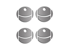 Load image into Gallery viewer, 2009-2012 HHR SS - ROUND A/C VENT DUCT COVERS 4 VENTS | BRUSHED STAINLESS STEEL
