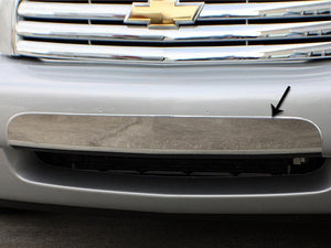 2006-2012 HHR - FRONT UPPER BUMPER PLATE | POLISHED STAINLESS STEEL