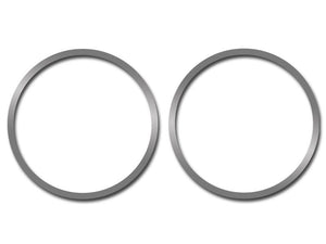 2006-2012 HHR - FRONT SPEAKER RINGS 2PC | POLISHED STAINLESS STEEL