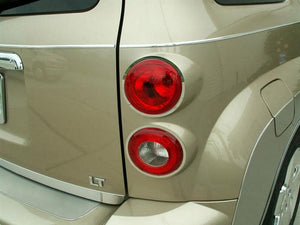 2006-2012 HHR - TAILLIGHT TRIM 4PC | BRUSHED STAINLESS STEEL