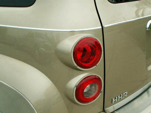 2006-2012 HHR - TAILLIGHT TRIM 4PC | BRUSHED STAINLESS STEEL