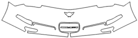 1997 - 2004 Corvette C5 Pre Cut PPF Paint Protection Film - Front Bumper