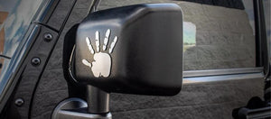 JEEP WRANGLER - WAVE HAND EMBLEM 3" 1PC | STAINLESS STEEL, CHOOSE FINISH | POLISHED