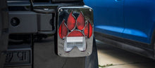 Load image into Gallery viewer, 2007-2018 JEEP WRANGLER JK/JKU - PAW PRINT TAIL LIGHT COVERS | STAINLESS STEEL, CHOOSE FINISH | BLACK POWDER COAT
