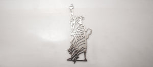 EMBLEM "LADY LIBERTY" STATUE OF LIBERTY 1PC | STAINLESS STEEL, CHOOSE FINISH | POLISHED